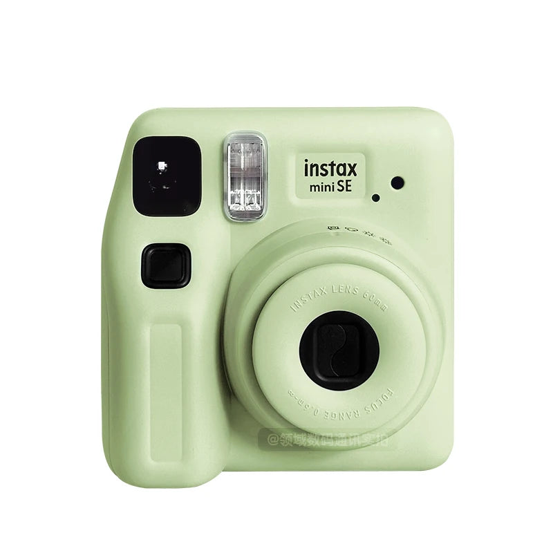 Original Fujifilm Instax Mini SE Instant Film Camera Auto-focusing Wrist Strap Birthday Christmas Optional Photo Paper Gift Box