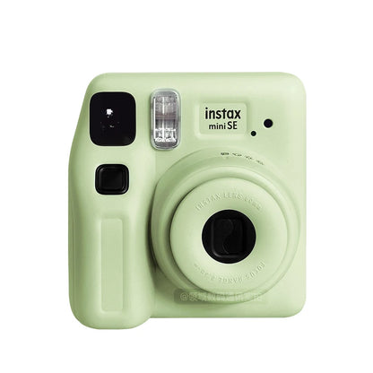 Original Fujifilm Instax Mini SE Instant Film Camera Auto-focusing Wrist Strap Birthday Christmas Optional Photo Paper Gift Box