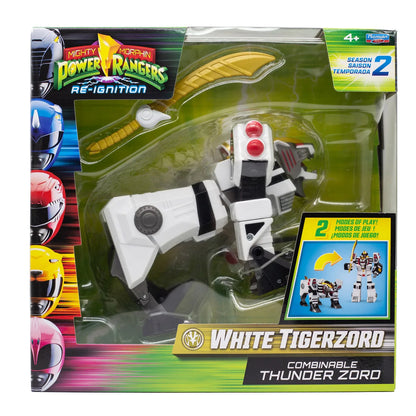 Playmates Power Rangers Mega Thunderzord Action Figure Re-Ignition Ultimate Combiner Robot Collect Lord Zedd Tigerzord Dinozords