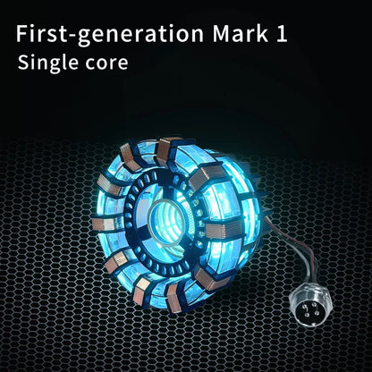 New Sale: Man Mk1 and Mk2 Arc Reactors Tony Stark's Heart of Mark Armor Avengers Figures with LED Lights 1:1 Chest Lamp Toy EDC