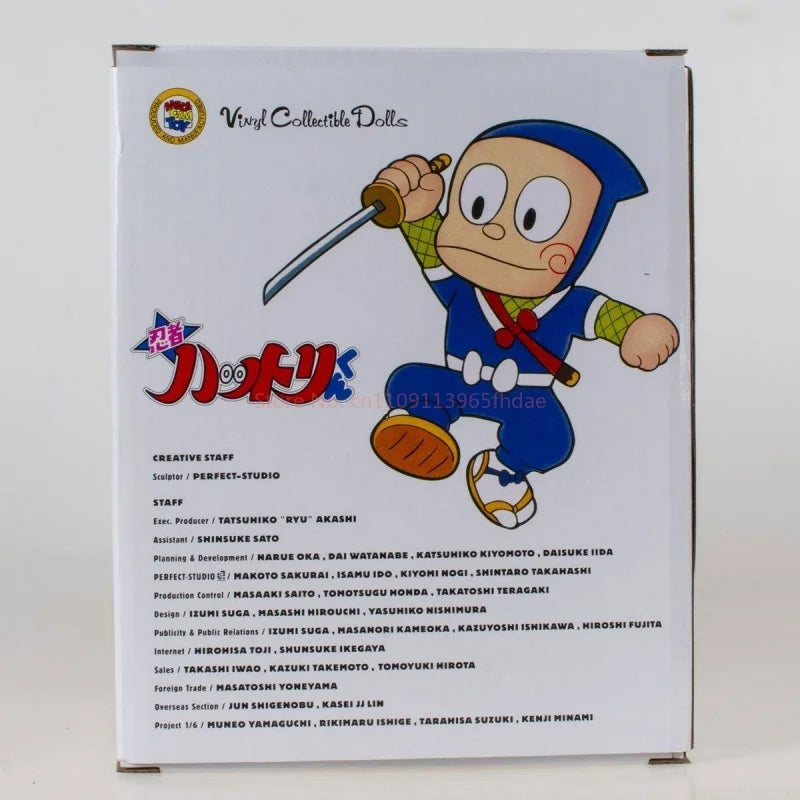Fujiko Fujio Ninja Hattori Action Figure Pvc Collectible Model Desktop Ornament For Anime Adult Collection Home Display Toy