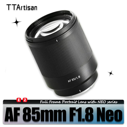 TTARTISAN AF 85mm F1.8 Neo Full Frame Standard Prime Auto Focus Camera Lens for Portrait Photography with Sony FE Nikon Z Mount