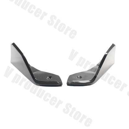 Rear Bumper Corner Extension For 2020 2021 2022 2023 2024 Toyota Supra All Models Body Kit Car Accessories 2PCS Glossy Black