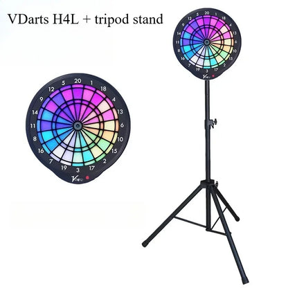 VDARTS H4L Bluetooth Electronic Dartboard Set, Full LED Light Coverage,Professional Soft-Tip Board for Home Office & Competition