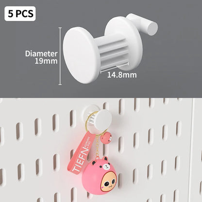 No Drill Pegboard Wall Rack Gaming Room Storage for Controllers Headphones Figures Keyboard Hooks Shelf
