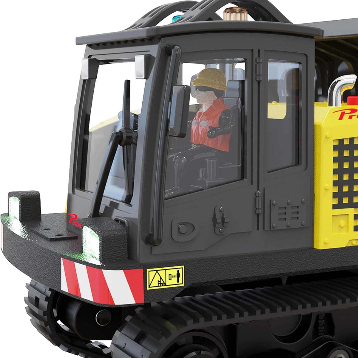 T14R 1/50 RTR Electric 3KM/H RC Crawler Dump Truck Tracked Tipper Finished Construction Vehicle Model Toys with Lights Sounds
