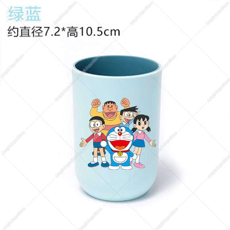 new Doraemons Home Water Cups Cartoon Anime Mouthwash Cup Fashion Large Capacity Toothbrush Cups Breakfast Cup school office Mug