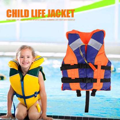 Children's Male and Female Life Jackets Professional High Buoyancy Water Park Learning Swimming Vest Anti Choking Vest ﻿