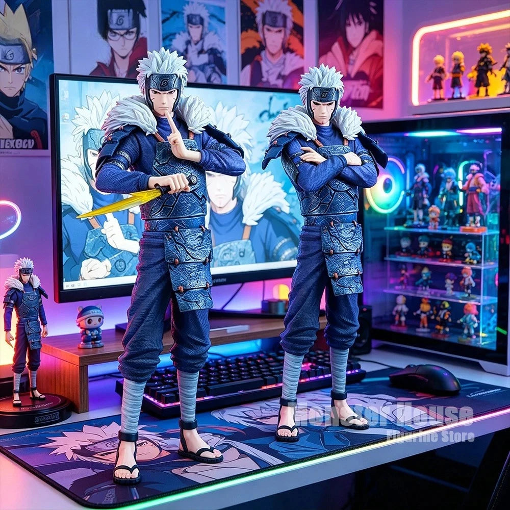 31cm/12.2in Anime Figure Senju Tobirama Action Figures Pvc Statue Desktop Ornamen Collection Model Toys Gifts