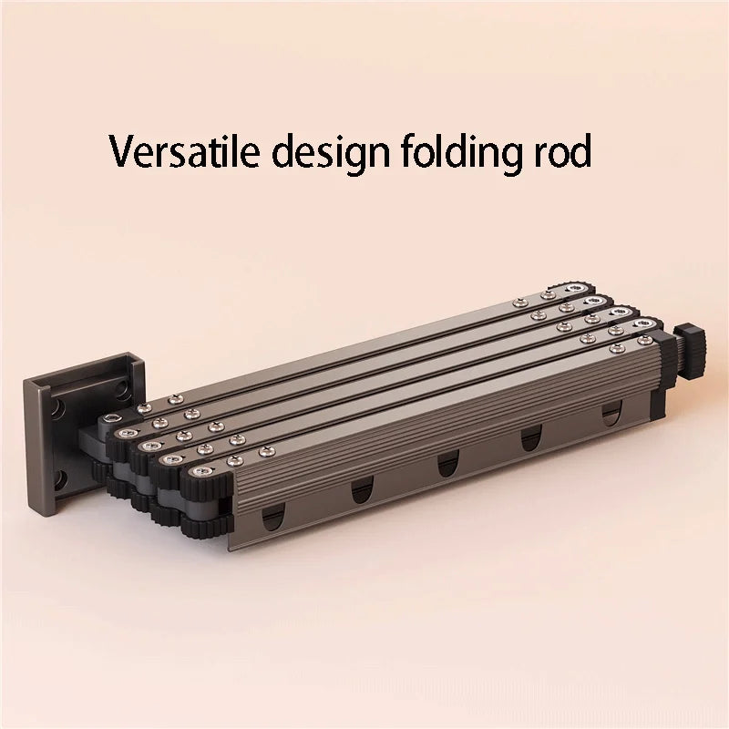 Foldable Shower Curtain Rod Set Invisible Bathroom Partition Waterproof High-End Dry Wet Separation Eye Protection Included