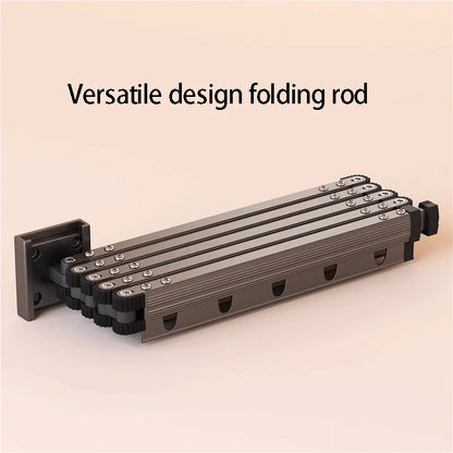 Foldable Shower Curtain Rod Set Invisible Bathroom Partition Waterproof High-End Dry Wet Separation Eye Protection Included