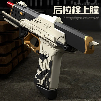 Nylon alloy assault master SP50 soft bullet gun can fire toy gun for  to fight hand gunner