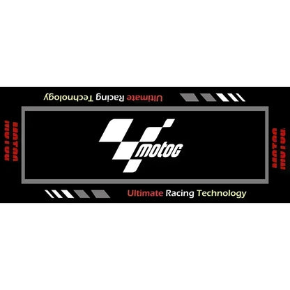 Crystal Velvet Motorcycle Display Carpet Racing Electric Vehicle Mat Garage Anti-slip Floor Decoration Customized Parking Rug