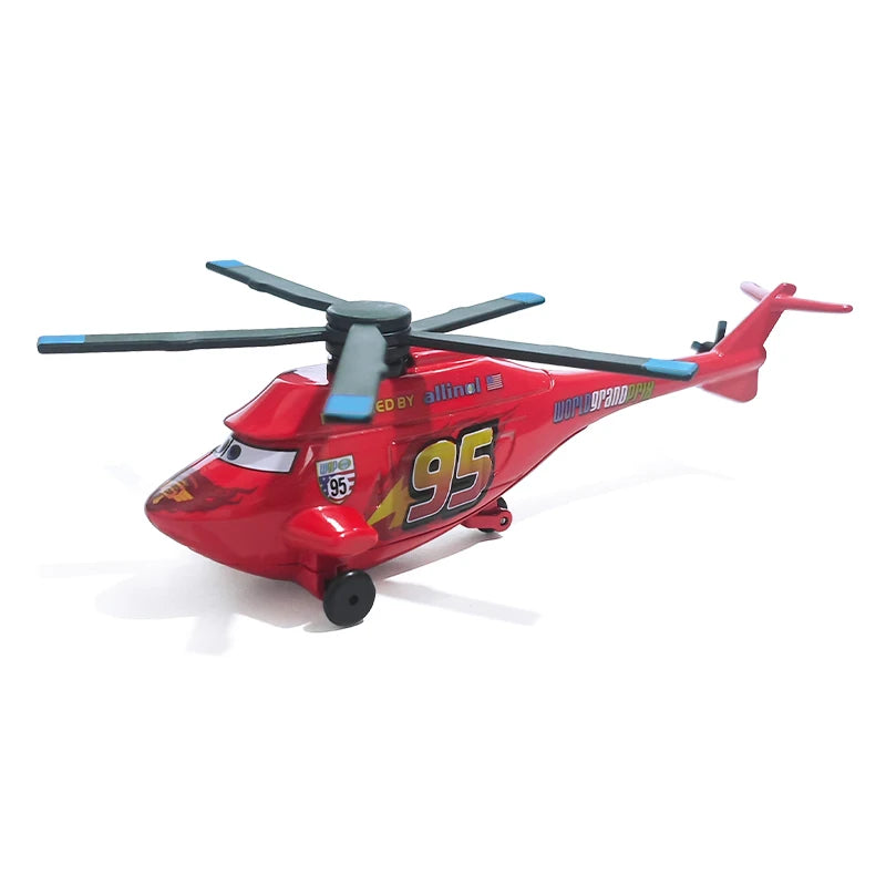 Pixar Cars Lightning McQueen Hudson Hornet Piston Cup Racer Version Metal Die Casting Model Car Racing Toys Birthday Gifts