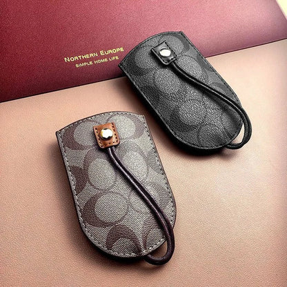 Fashion simple new men's and women's multi-function key bag Fashion retro car key bag remote control storage bag