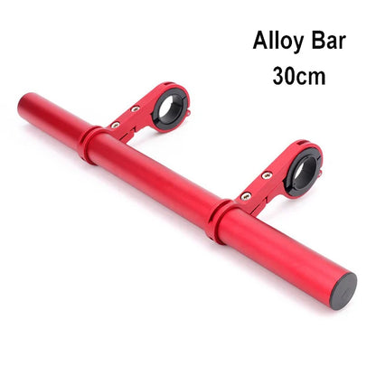 10/20/30cm Bicycle Handlebar Extended Bracket Aluminum MTB Bike Front Light Expansion Bracket Road Cycling Extender Rack Parts