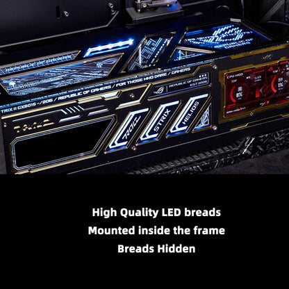 4pcs ASUS ROG GX601S Case Panel Magnet ATX PC Shroud 5V3PIN ARGB DATA Monitor DIY Gamers Refit Chassis Cabinet MOD New Arrival
