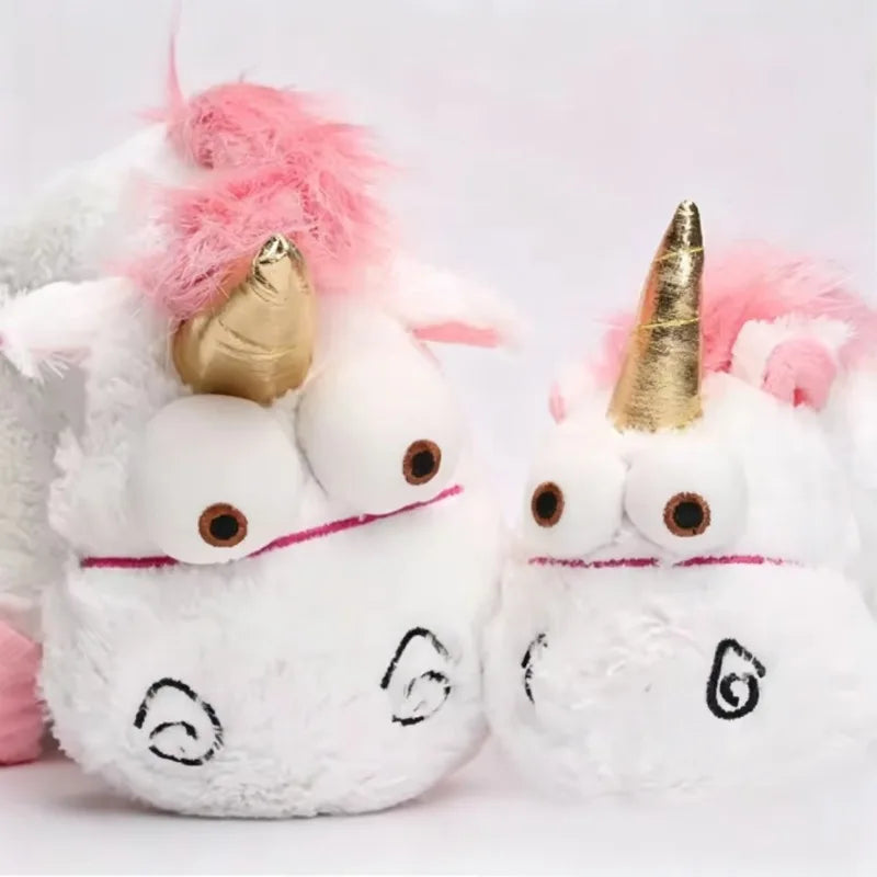 Minions Big Size 56cm & 40cm Unicorn Movie Plush Toy Anime Peripheral Soft Stuffed Doll Cute Room Ornament Birthday Gift For Kid