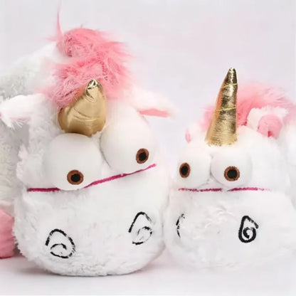 Minions Big Size 56cm & 40cm Unicorn Movie Plush Toy Anime Peripheral Soft Stuffed Doll Cute Room Ornament Birthday Gift For Kid