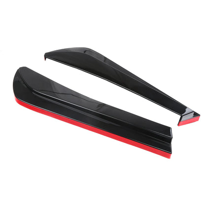 Universal Rear Bumper Splitter Diffuser Spoiler Kit Canard Diffuser Protector Car Exterior Decorations Body Styling Accessories