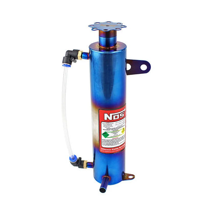 NOS Radiator Coolant Cooling Catch Tank Racing High Quality JDM Aluminum Gold Black Burn Blue For Universal Car