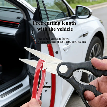 Transparent PVC Car Door Edge Protector Strip, Anti‑Scratch Anti‑Collision Universal Fit Car Exterior Accessory