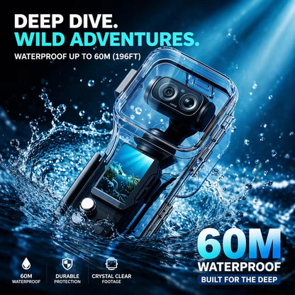 For Insta360 Luna Ultra Waterproof Housing Cover Underwater Protector Dive Case for Insta360 Luna Diving Shell Camera Accessorie