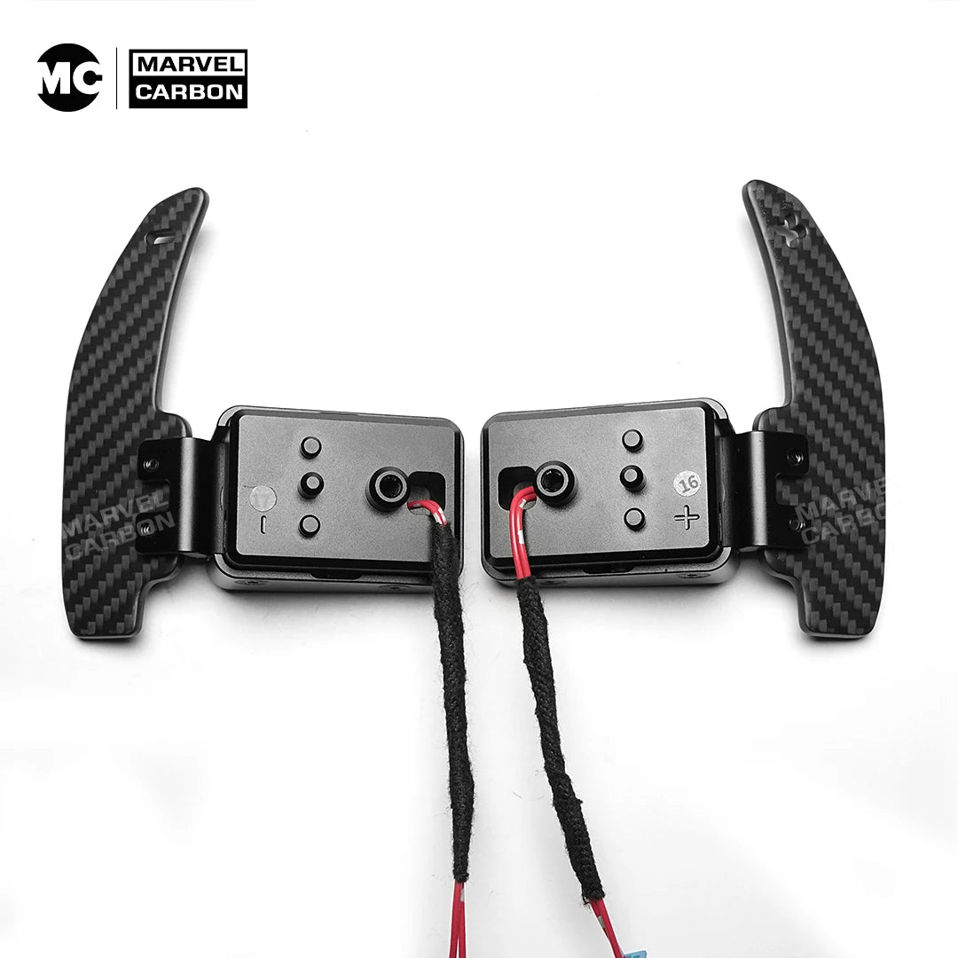 For BMW 1-4 series f20 f21 f30 f22 f80 g20 g30 g80 m3 m5 x3 x5 Magnetic Carbon Fiber Steering Wheel Paddle Shifter Extensions