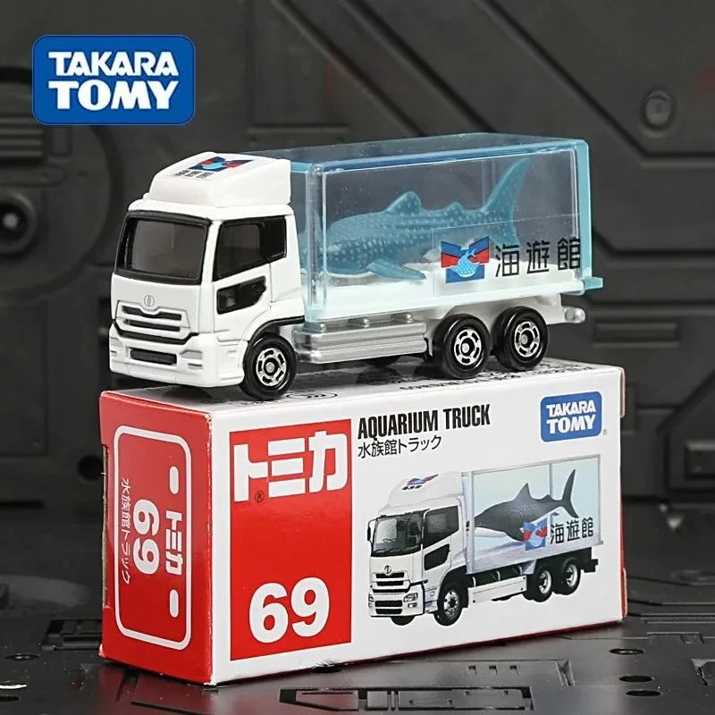 TAKARA TOMY Tomica  Alloy Car Model No.69 Osaka Shark Transport Vehicle Exquisite Collectible Ornament Ideal Boy Toy Gift