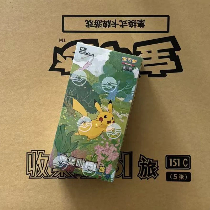 Wholesale Pkm Ptcg Card Simplified Chinese Zhu Zi Collected 151 Change Series Blind Box Card Gengar Collectible Game Cards Gifts