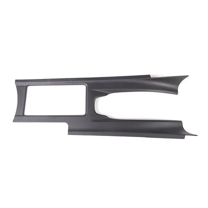 Real Carbon Fiber Car Center Console Gear Shift Panel Frame Trim Cover For Nissan GTR R35 2008-2016 LHD RHD Interior Accessories