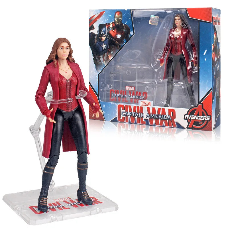 Zhongdong Marvel Avengers Super Heroes Action Figure Collectible Model Statue Desktop Decoration For Adult Marvel Fans