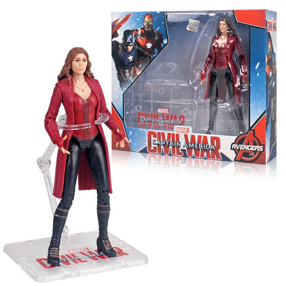 Zhongdong Marvel Avengers Super Heroes Action Figure Collectible Model Statue Desktop Decoration For Adult Marvel Fans