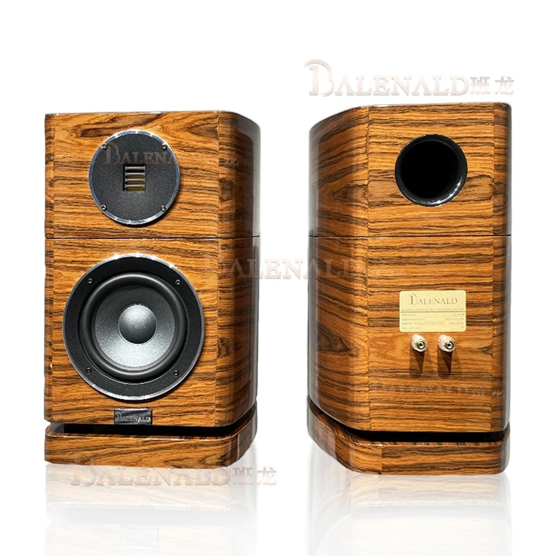Balenald home theater speaker BD-23S wood veneer HIFI bookshelf speaker pneumatic tweeter silver speaker high fidelity passive a