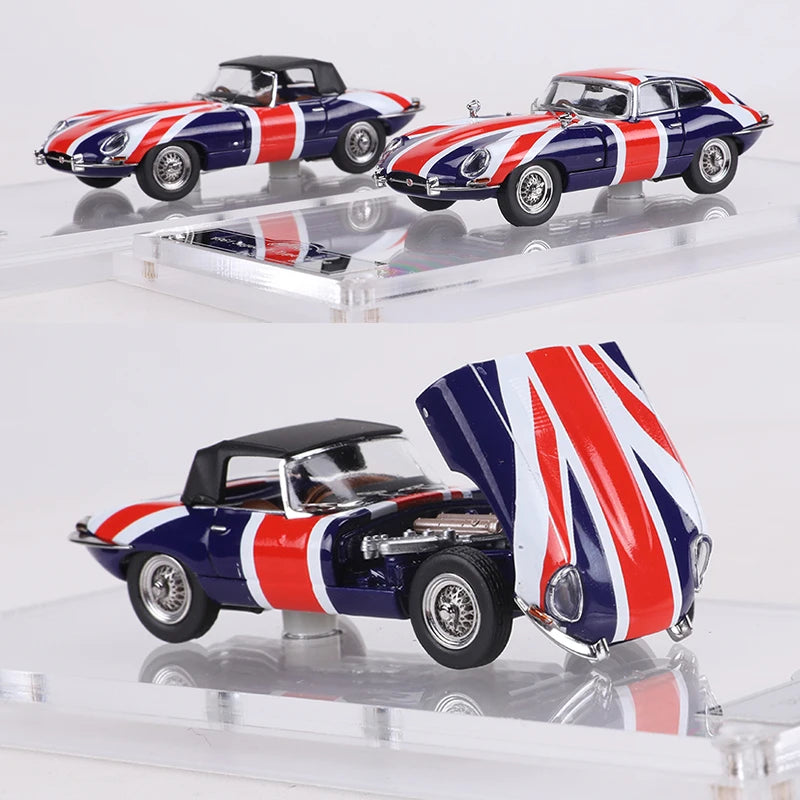 GFCC 1:64 1961 Jaguar E-Type Roadster/Coupe Alloy Model Car
