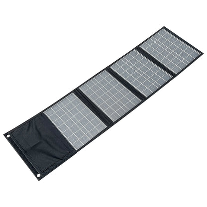 Leaorld 120W Solar Panel 12V Battery Charger, Foldable QC3.0 PD3.0 Solar Phone Fast Charger, Clips, Power Station, RVs, Camping