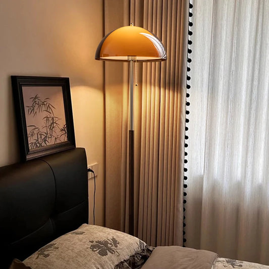 Nordic Iron Acrylic Vintage Decoration LED Decor Floor Lamp For Living Room Bedroom Study Lighting Fixtures