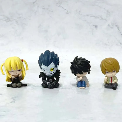 Q Version DEATH NOTE Figure Cute Edition Yagami Light 4cm Ryuk/L·Lawliet PVC Action Figure Amine Collectible Figurine