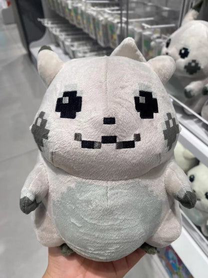 Initial Pikachu Plush Toys Pokemon 30th Anniversary Commemorative Edition Pixel Art Style Pikachu Stuffed Doll Exquisite Gifts