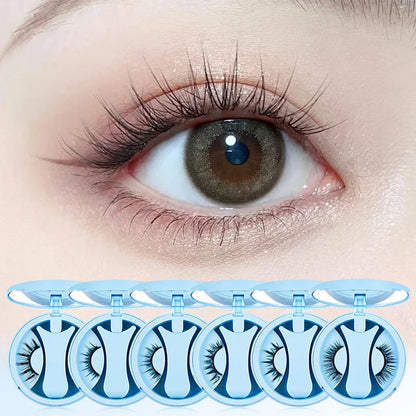 BQI magnetic adhesive false eyelashes are easy to wear and can be removed at any time. They give you natural-looking eyelashes.