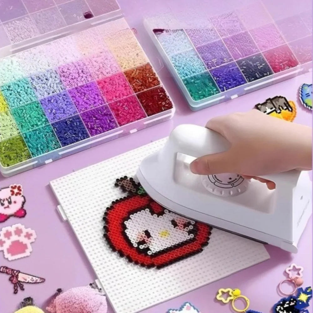 24/48/72colors 2.6mm Hama Beads Puzzle Perlen Iron Beads Diy Perler Fuse Bead Intelligence Educational Toys Thermal Mosaic Beads