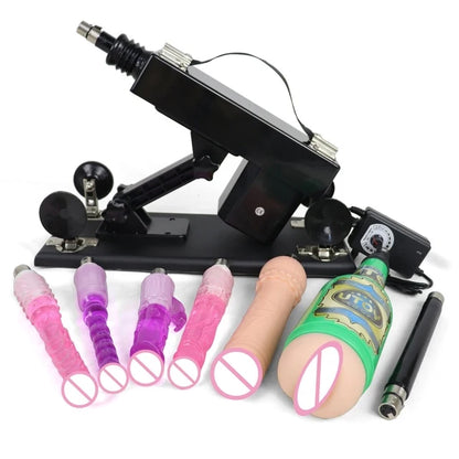 FREDORCH Sex Machines for Woman Automatic Masturbation Pumping Gun 3XLR Sex Machines for Adults With Big Dildo Sex Machine Toys