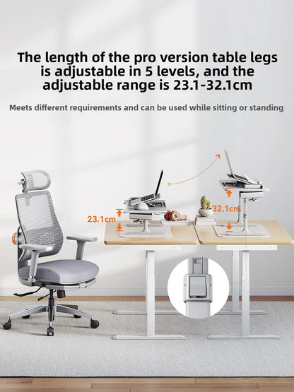Ergonomic Chair Armrest Desk Attachment Foldable Laptop Table Mobile Office Workstation Accessory