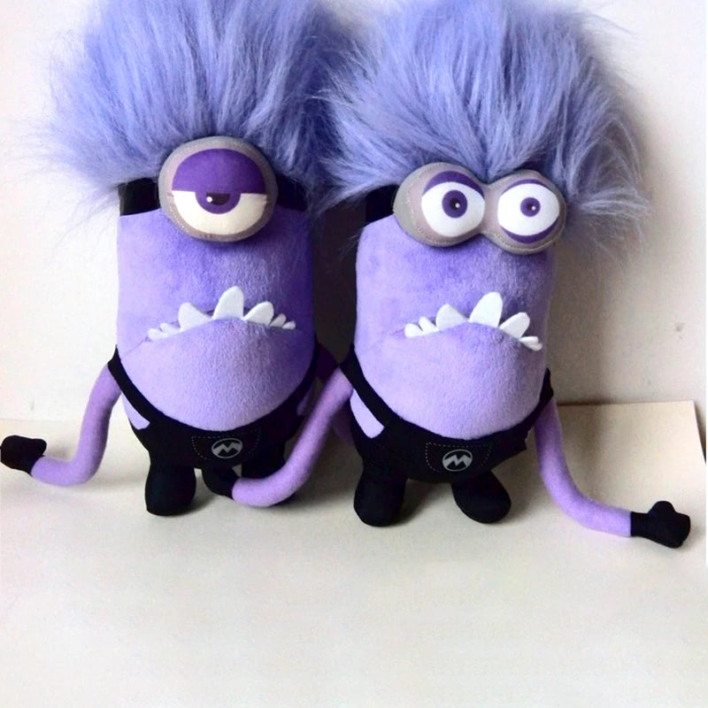 Despicable Me Movie Peripheral Little Yellow Man Plush Doll Fun Cute Anime Purple Minions Stuffed Toys Xmas Gifts for Kids