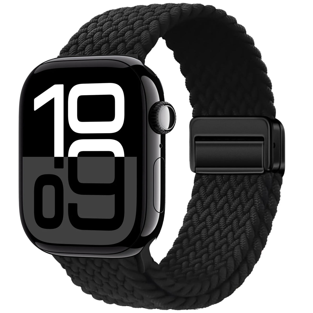 Braided Band For Apple Watch Strap 44mm 40mm 45mm 46mm 49mm 41mm 38 Magnetic Nylon Bracelet iWatch series se 7 6 8 9 10 Ultra 2