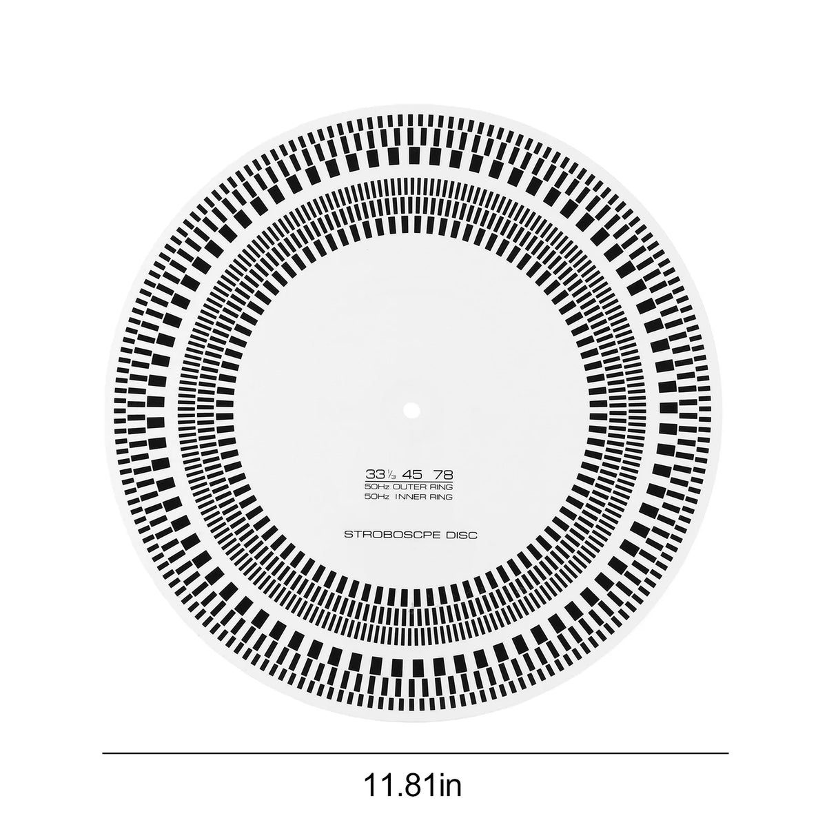 Professional LP Vinyl Record Pickup Calibration Plate Turntable Strobe Disc Speed Detection Gauge Adjust Tool For Record Player
