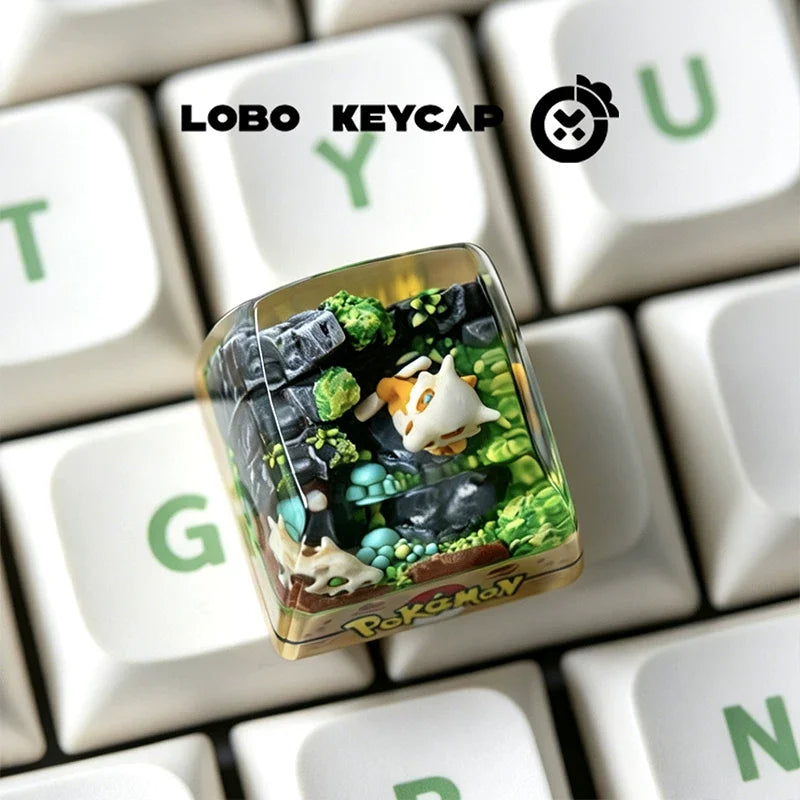 Pokemon Drip Glue Keycap Resin Keycap For Mechanical Keyboard Artisan Customized Keyboard Accessory