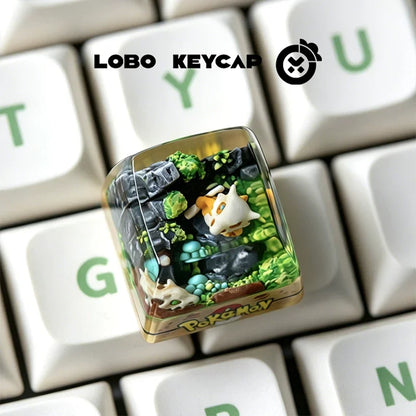 Pokemon Drip Glue Keycap Resin Keycap For Mechanical Keyboard Artisan Customized Keyboard Accessory