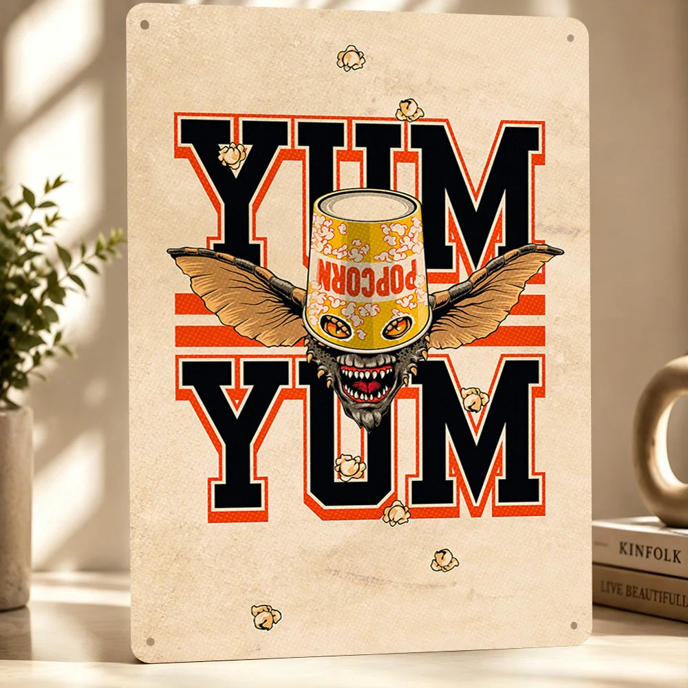 Gremlins Aluminum Posters Customized Metal Tin Sign Vintage Premium Dramatic Screen Scene Wall Art For Film Fans And Theaters