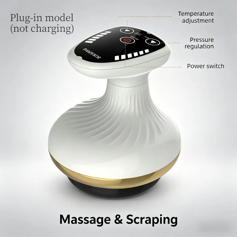 Electric Scraping Massage, Cupping Body Massager, Vacuum Cleaner, Cupping, Back, Neck, Arms, Massager Scraping Instrument